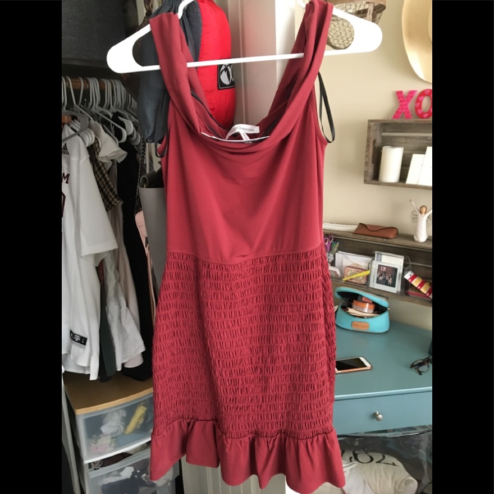 NWT Smocked off the shoulder dress